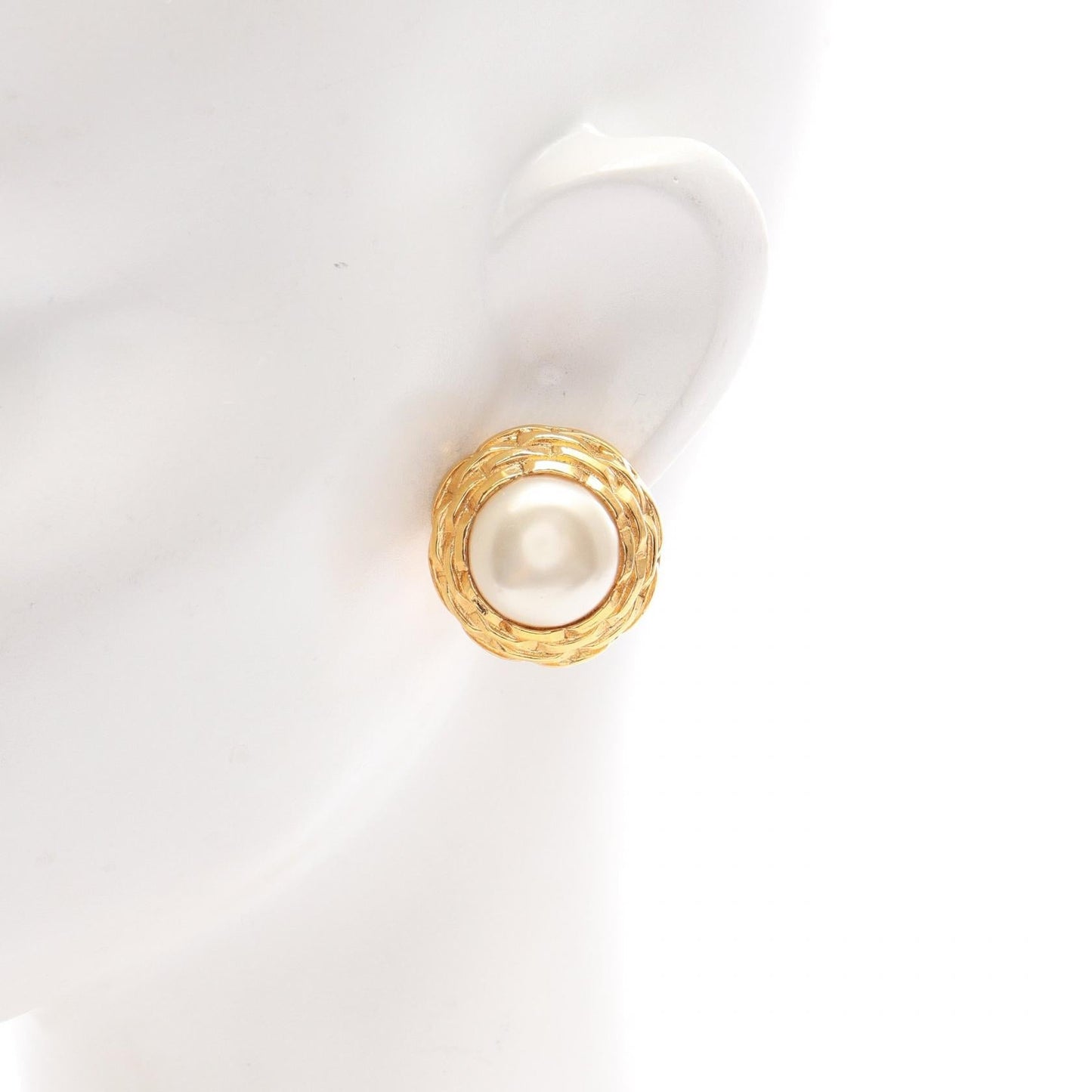 Chanel Earrings Pearl Accessory