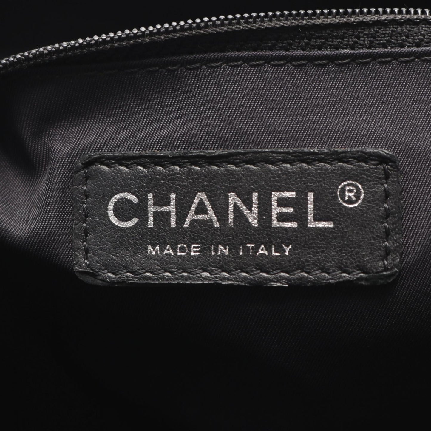 Chanel Paris Biarritz PVC Coated Canvas Leather Tote Bag