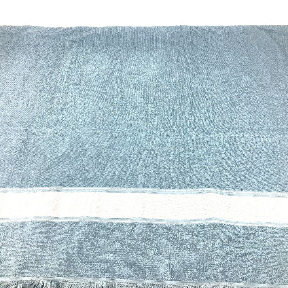 HERMES towel cotton blue Bath towel Interior Throw Blanket Yachting beach towel logo Women d