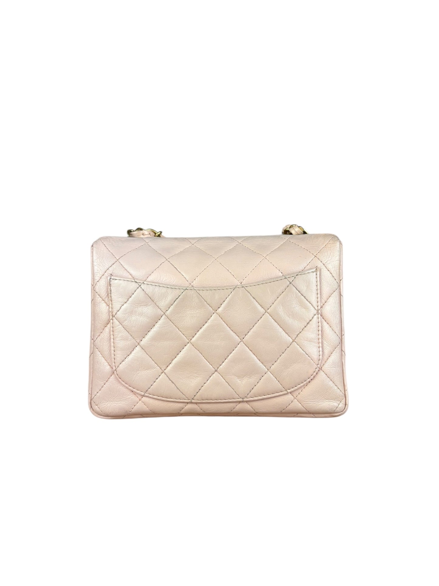 Chanel 2000 Pink Mini Square Flap Bag