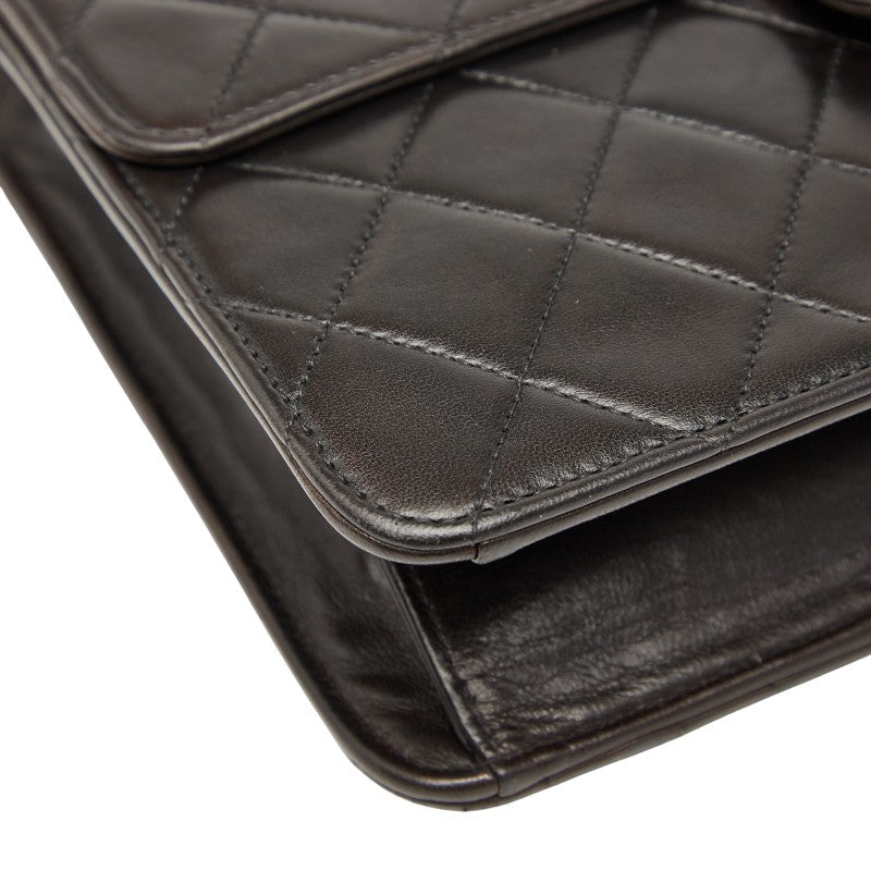 Chanel Coco Mark Matelasse Lambskin Shoulder Bag