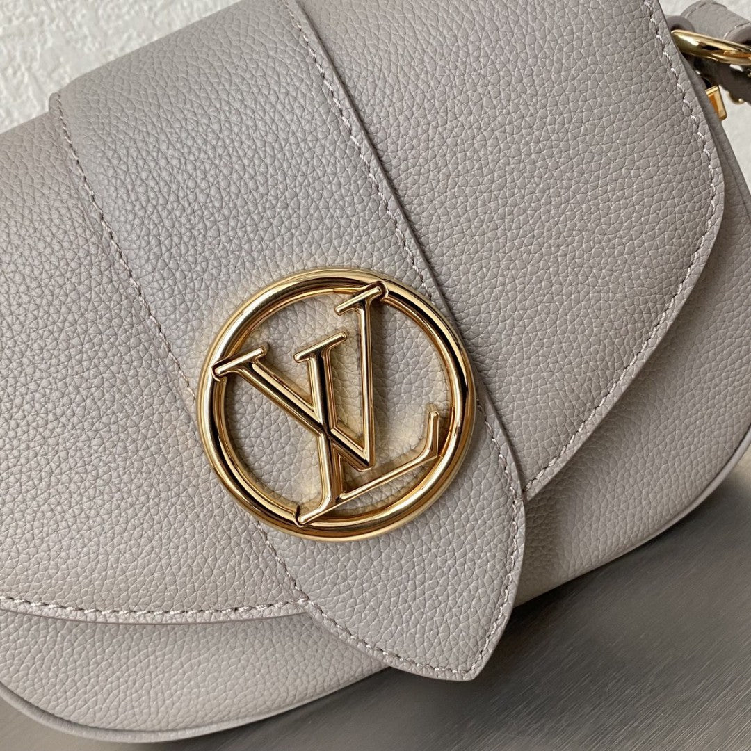 Top Quality Point 9 Create By Nicolas Ghesquie?re With Monogram Flower 9.1in/22cm Grey For Women Top Quality M55946