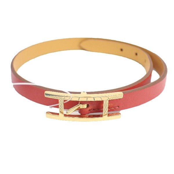 HERMES bracelet Calfskin leather Sanguine Beapi de Bourtour Taderakto Sanguine Women d