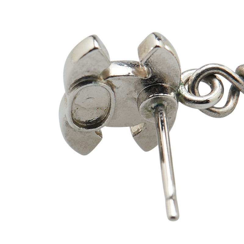 Chanel Coco Mark Rhinestone Swing Earrings