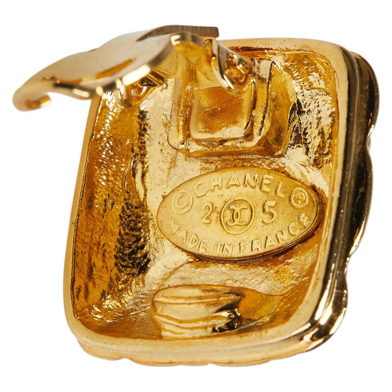 Chanel Coco Mark Matelasse Earrings
