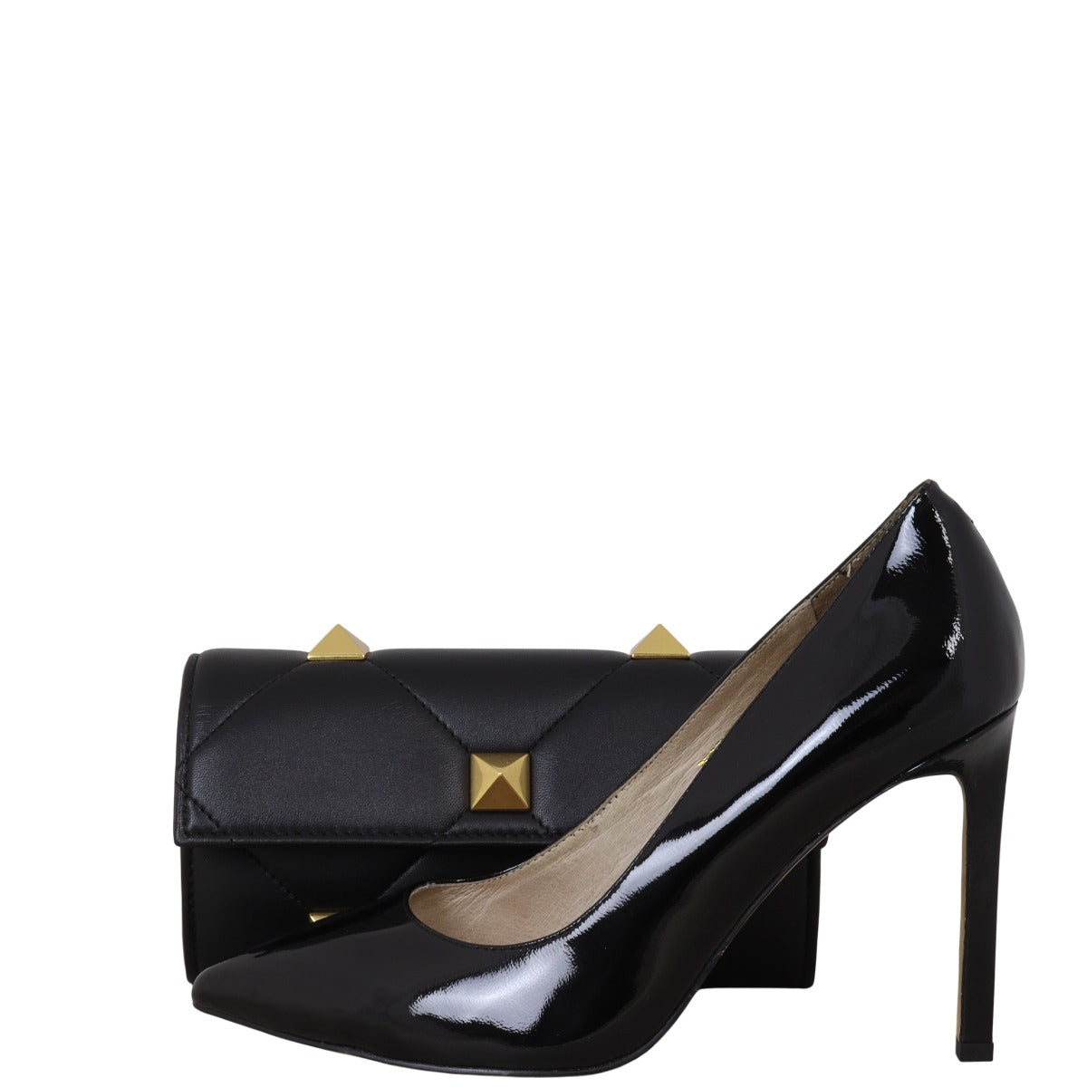 Valentino Roman Stud Wallet on Chain