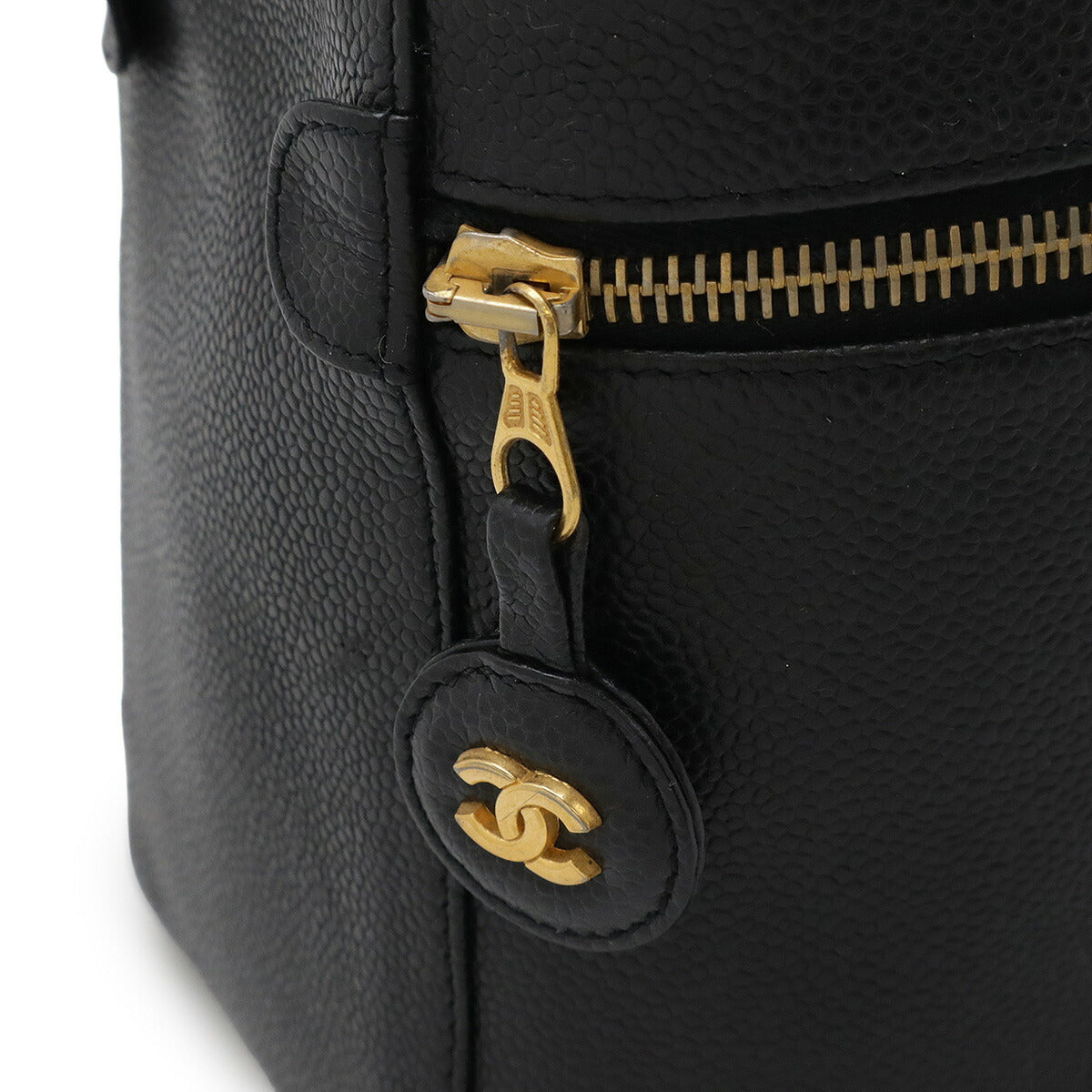 Chanel Coco Mark Caviar Skin Vanity Bag