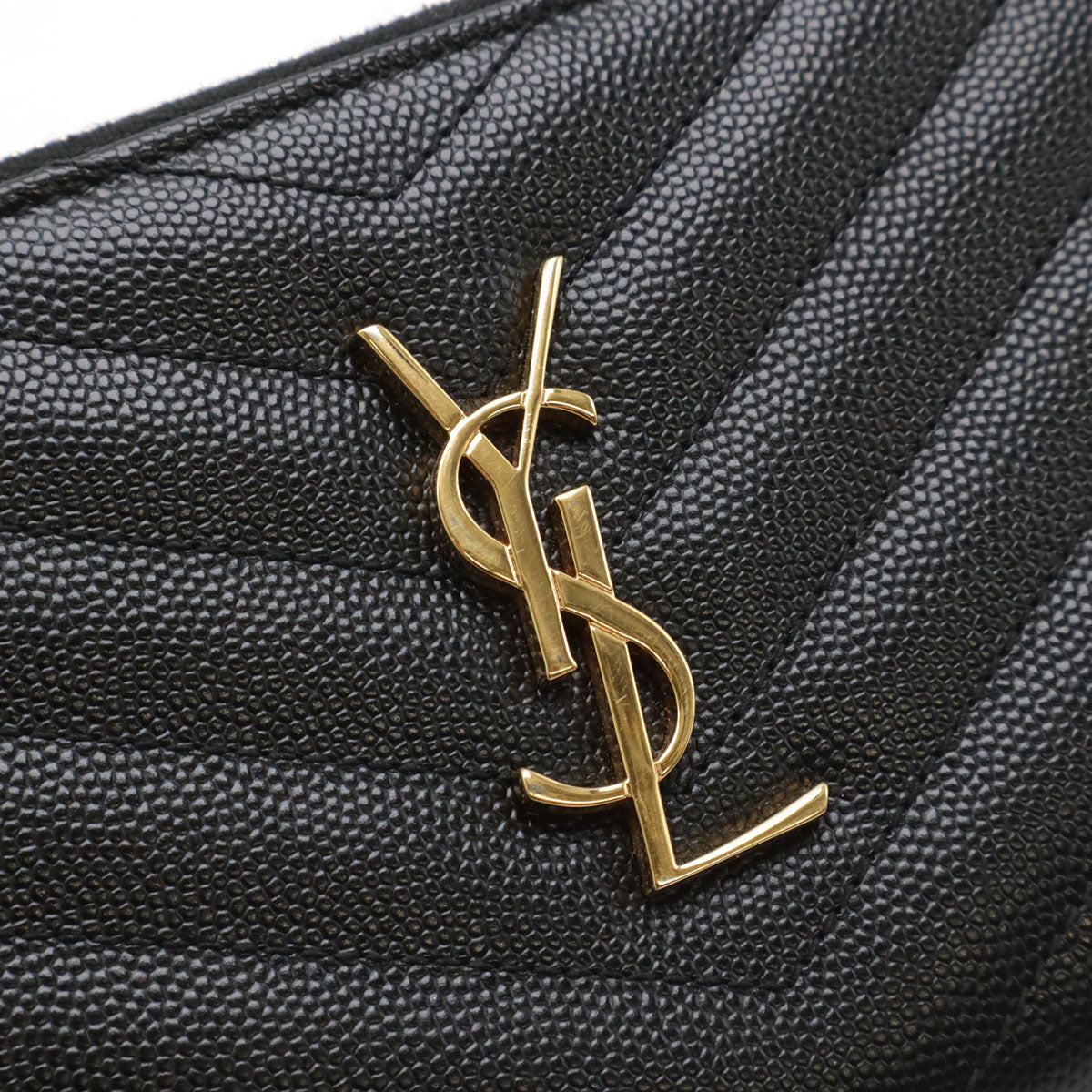 Saint Laurent Paris Cassandra Leather Wallet