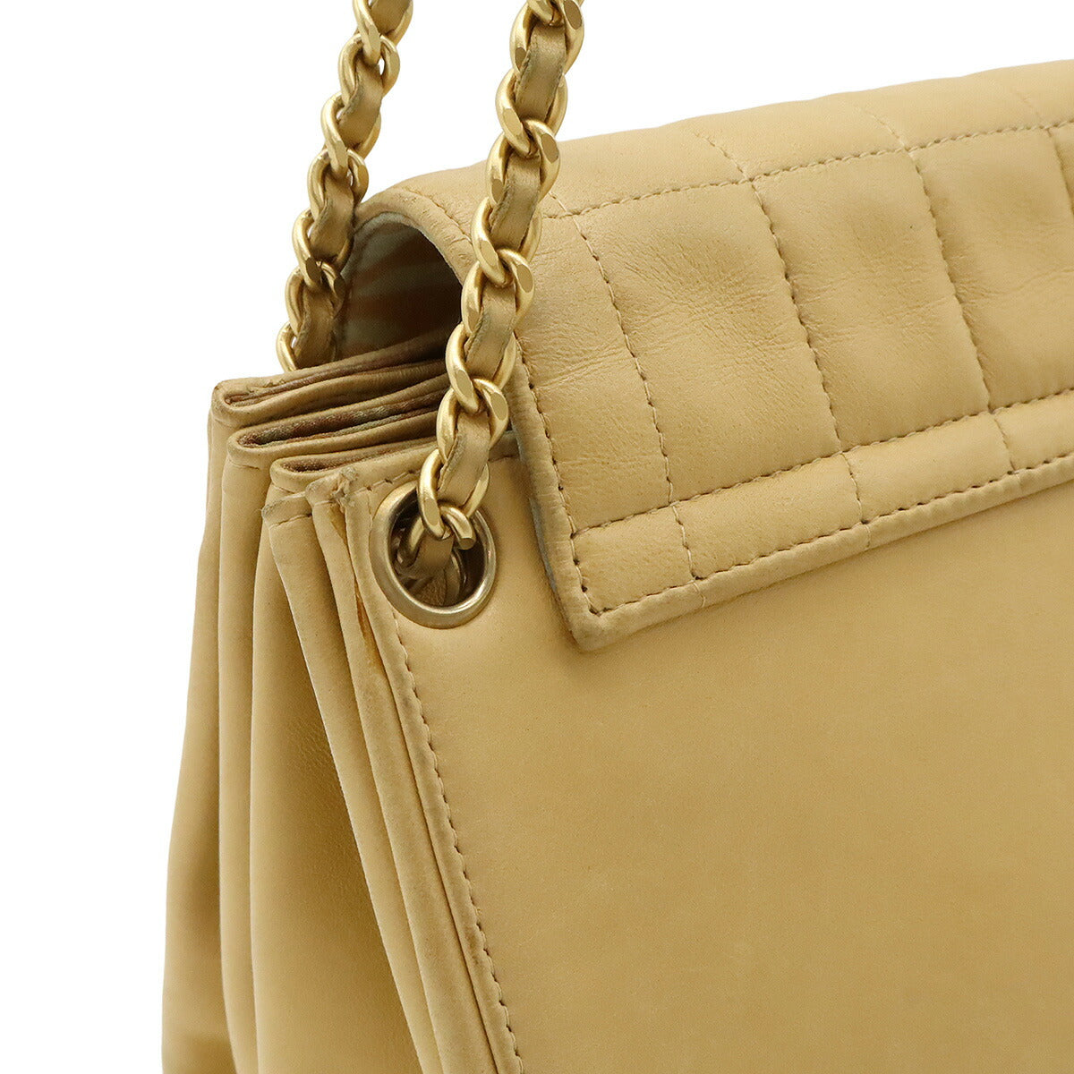 Chanel 2.55 Choco Bar Lambskin Shoulder Bag