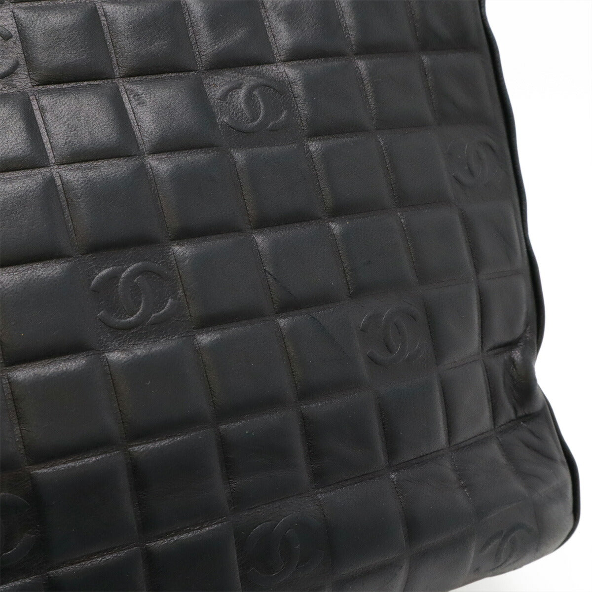 Chanel Choco Bar Lambskin Tote Bag