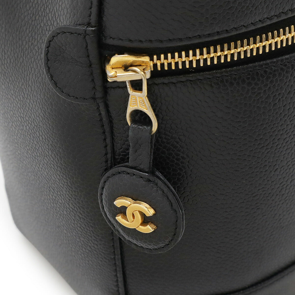 Chanel Coco Mark Caviar Skin Vanity Bag