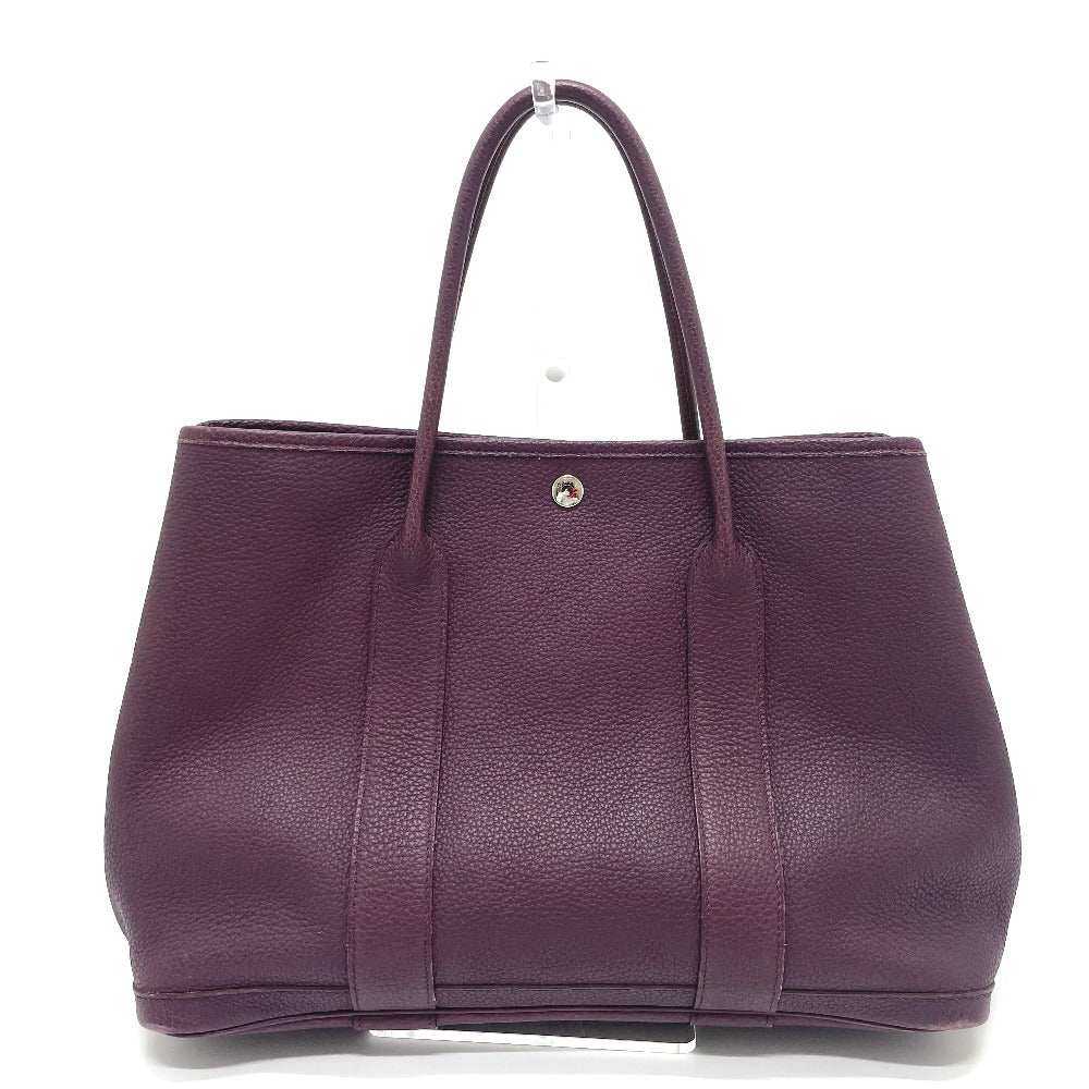 HERMES Tote Bag Negonda Purple type Garden party PM Women d