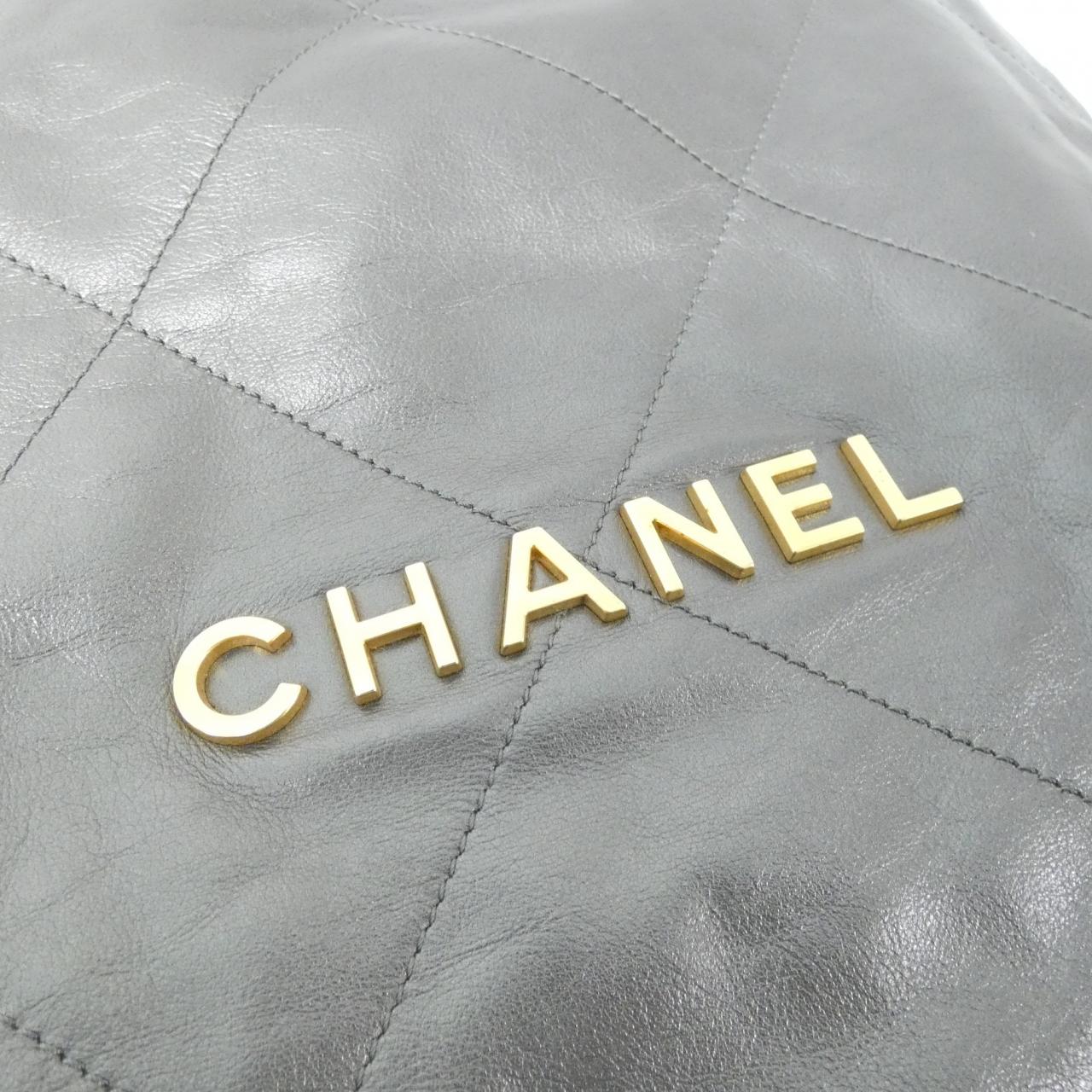 Chanel Chanel 22 Metallic Calfskin Backpack