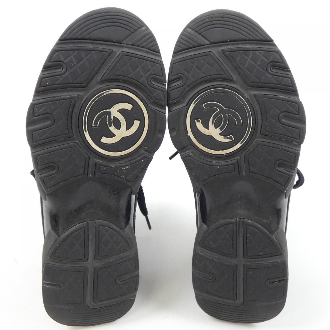 Chanel G34360Y53536 Suede Nylon YCRA Sneakers