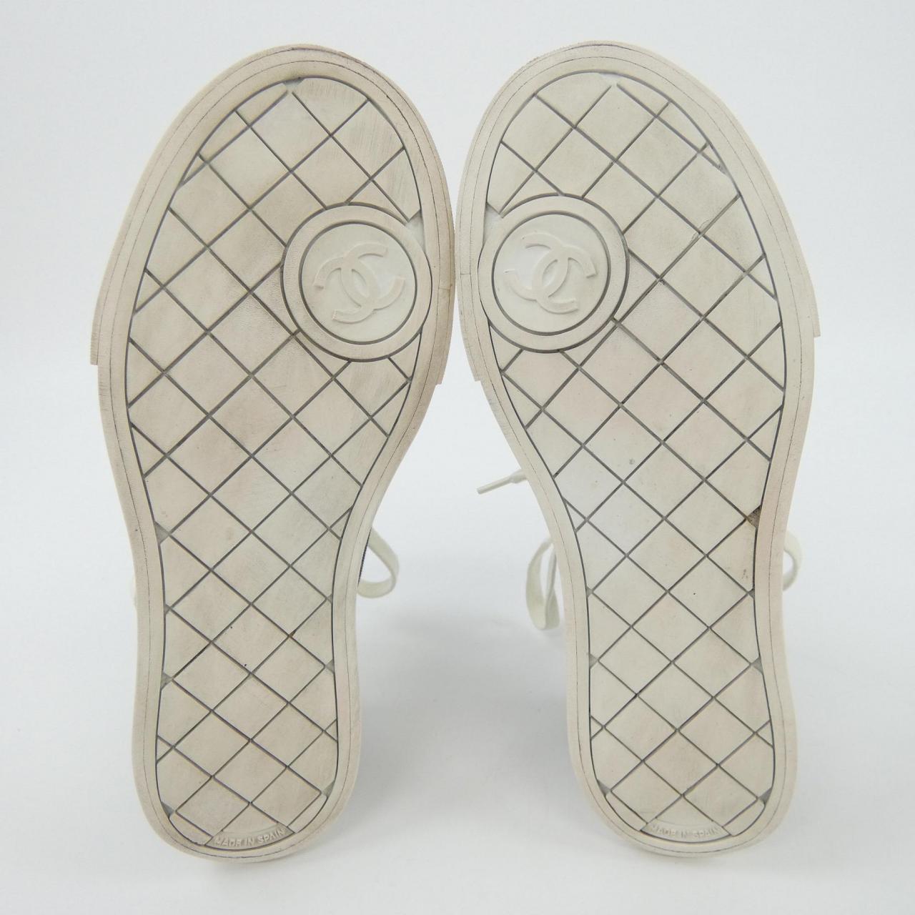 Chanel P35959X51691 Patent Fabric Sneaker
