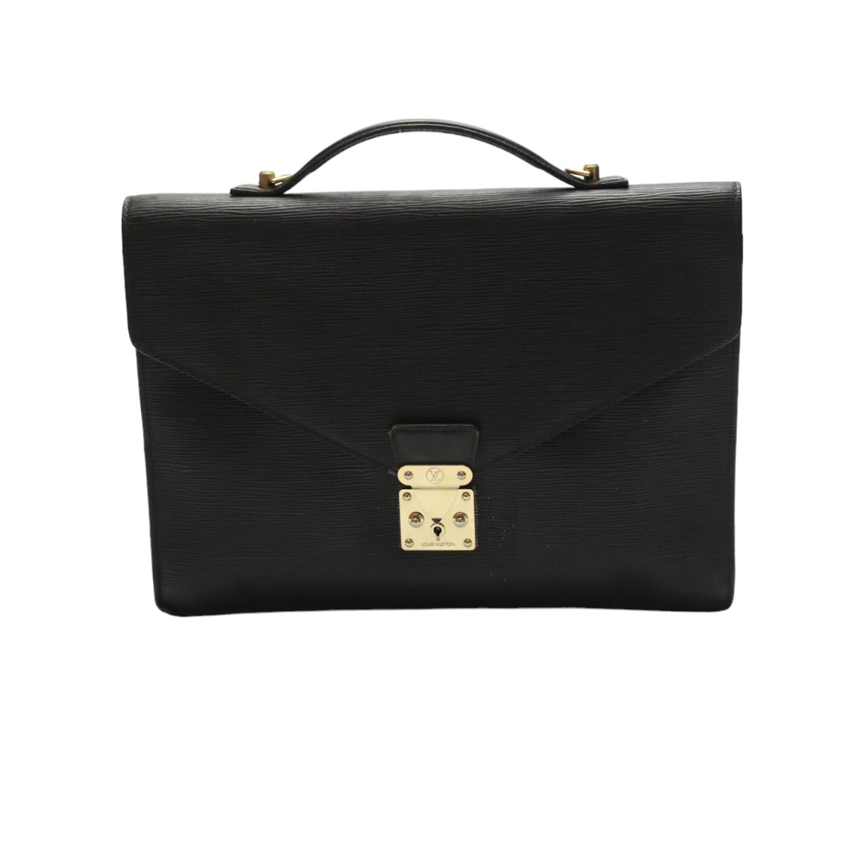 LOUIS VUITTON Business bag M54462 Epi Leather Noir Business bag Epi Porto de cuman bandouliere mens d
