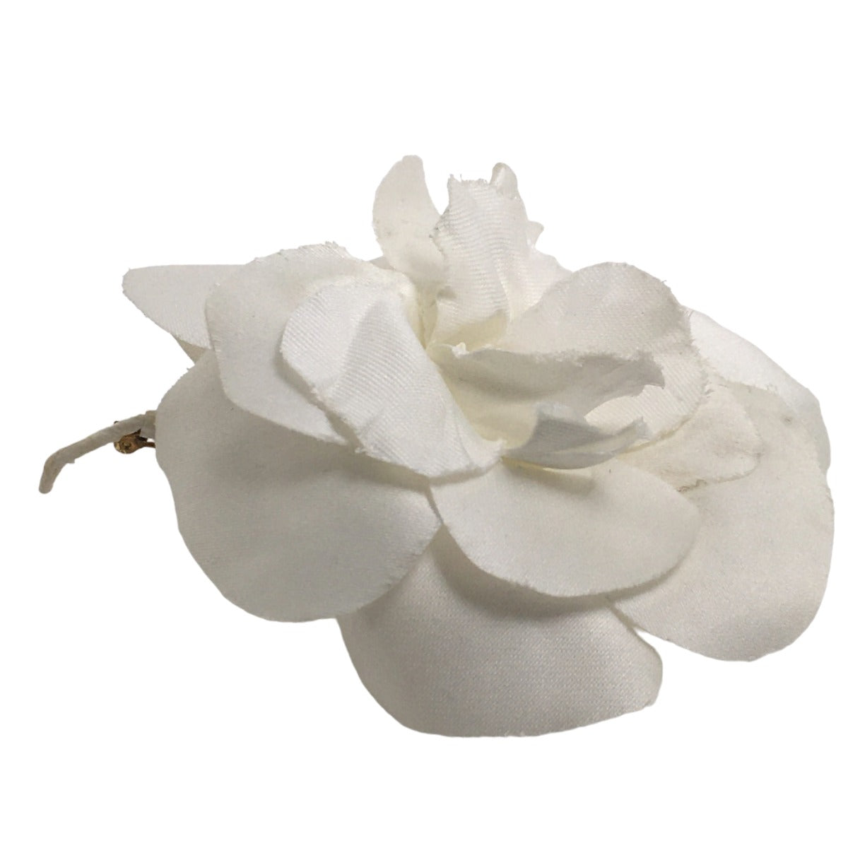 CHANEL Brooch plastic white Camelia With Box corsage Women d