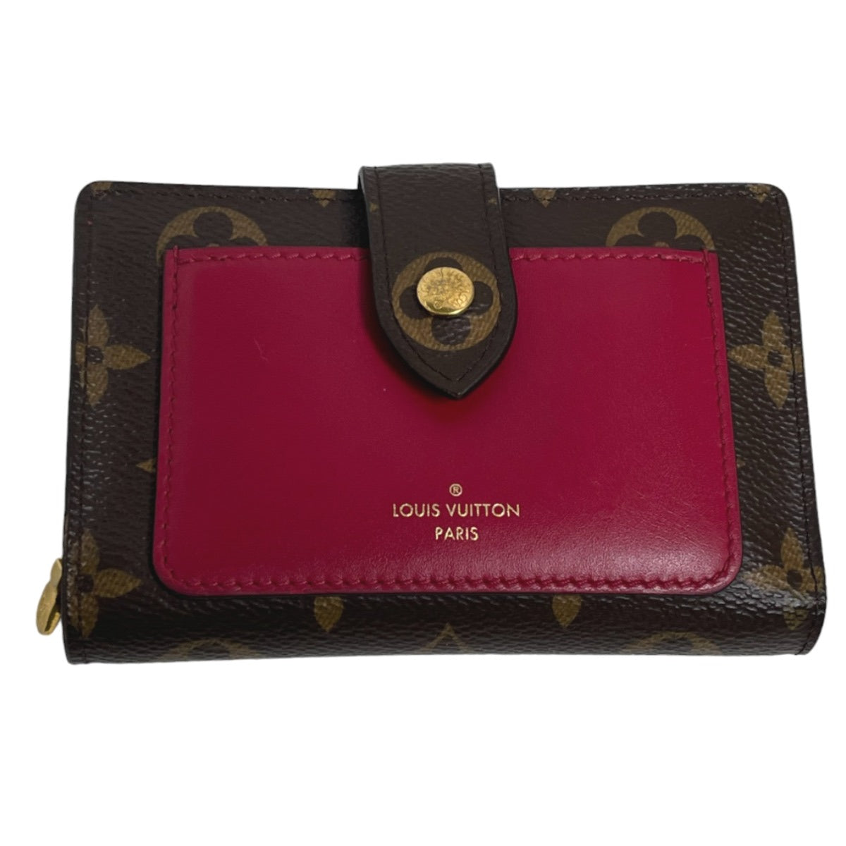 LOUIS VUITTON Bifold Wallet M69433 Monogram canvas Fuchsia Bifold Wallet Monogram Portefeuille Juliet Women d