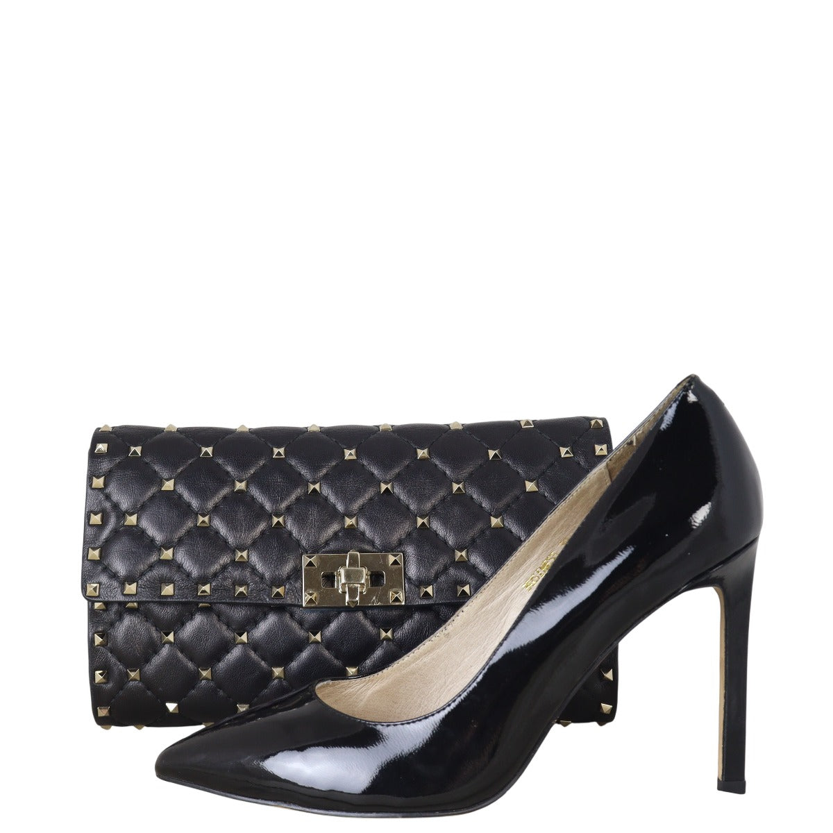 Valentino Rockstud Spike Wallet on Chain