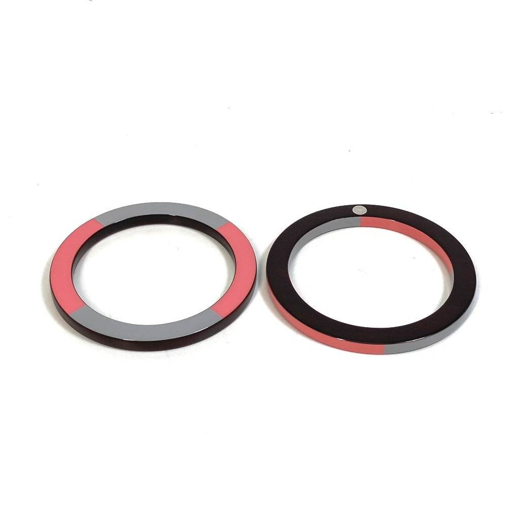 HERMES Bangle Wood, Lacquer Brown x Pink x Gray Accessories Bracelets Serie Wood Crudsell Women d