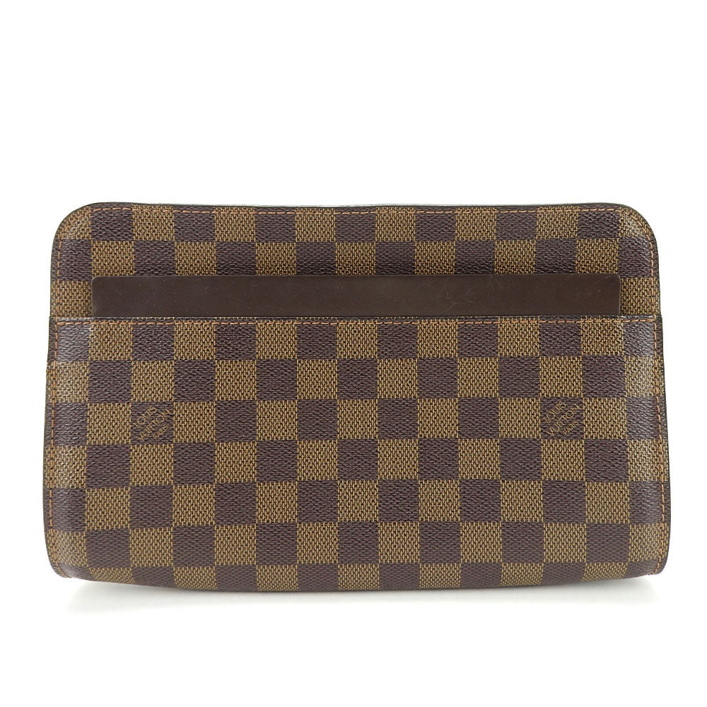 LOUIS VUITTON business bag N51993 Damier Brown Saint Louis mens d