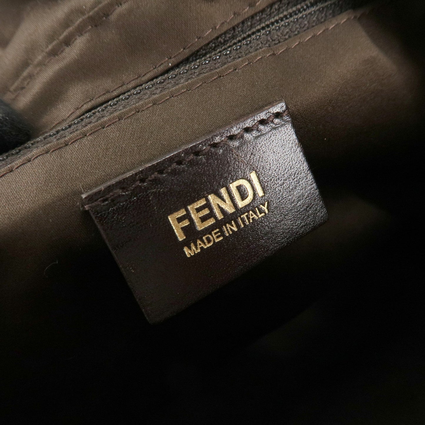 FENDI Big Mamma Baguette Leather Chain Shoulder Bag 8BR638 d