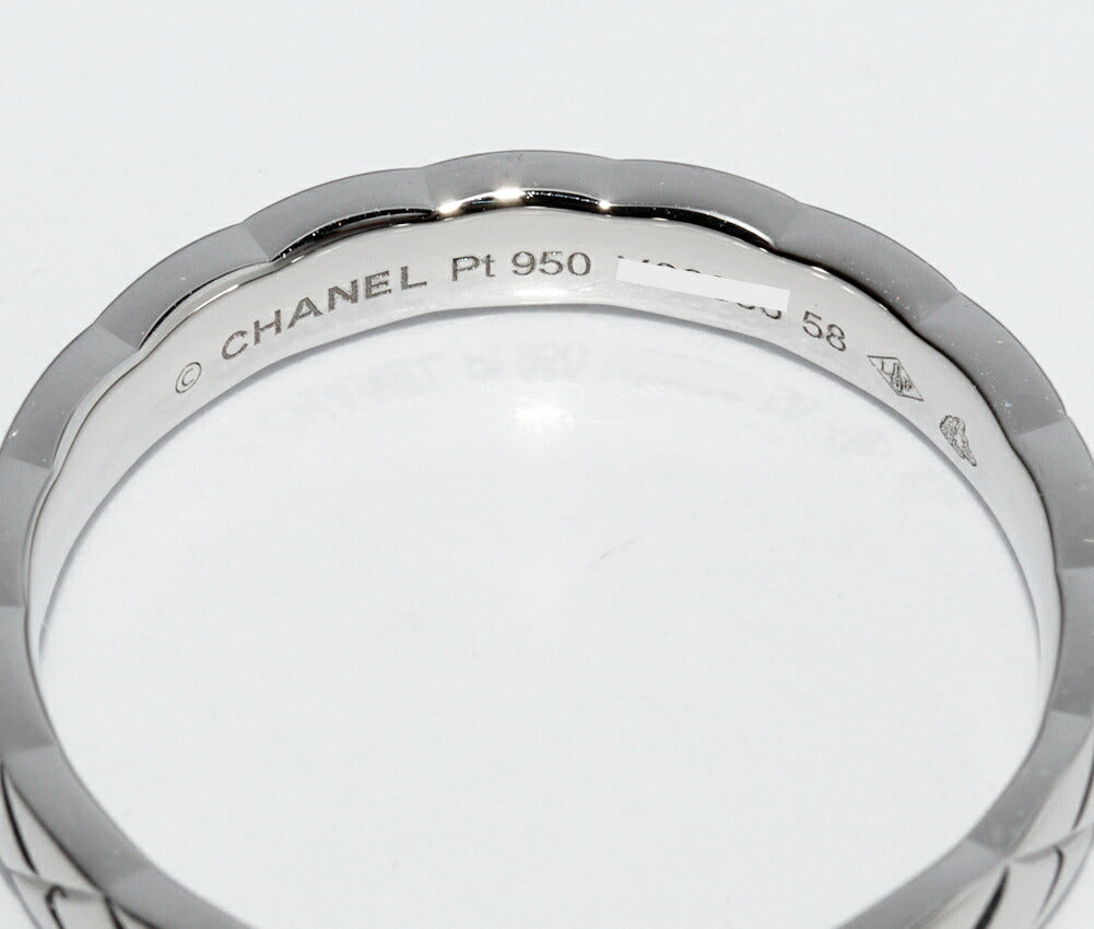 Chanel Coco Crush Pt950 Ring Size 17