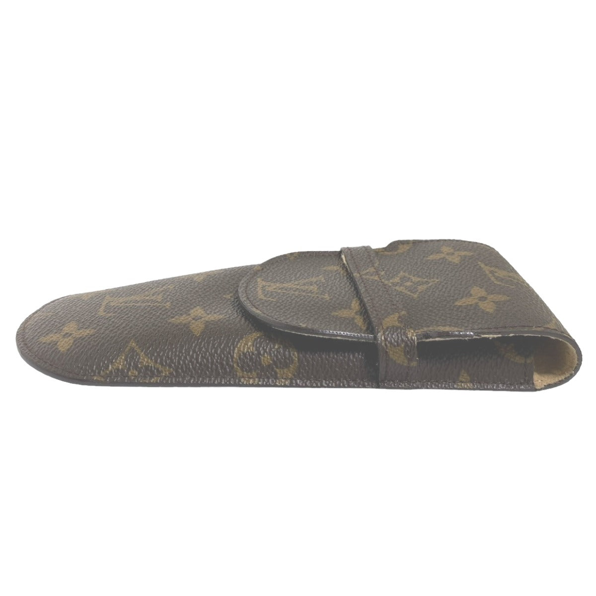 LOUIS VUITTON Other fashion goods M62970 leather Brown glasses case Monogram Etui Lunette Lava mens(Unisex)