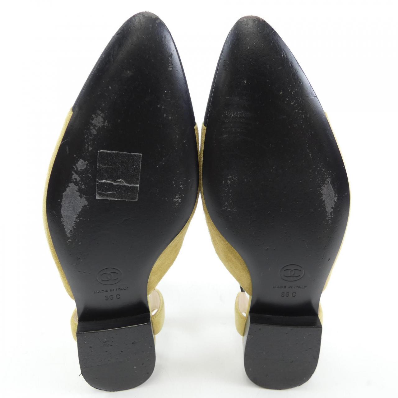 Chanel G36361Y54260 Suede Calfskin Shoes