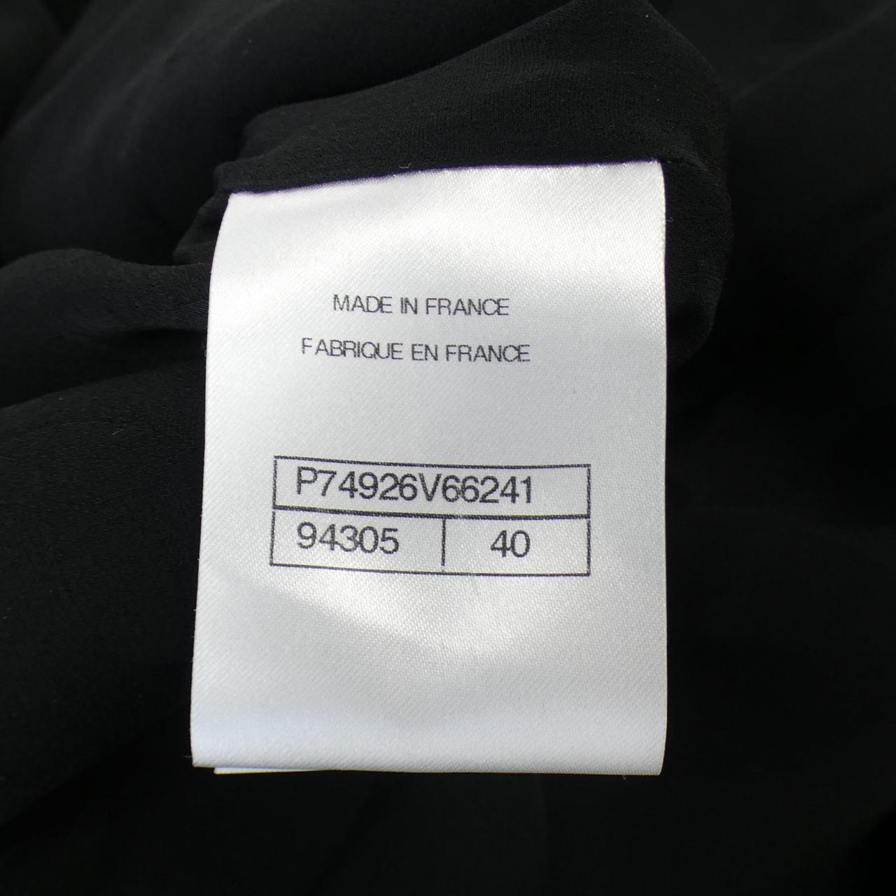 Chanel No Collar Jacket Jacket