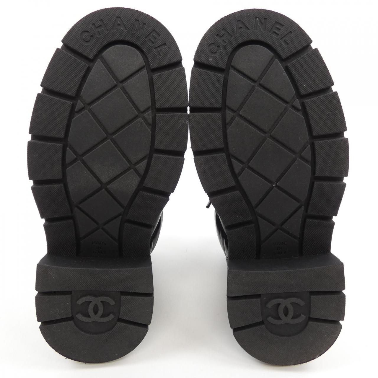 Chanel G45923B17962 Lambskin Calfskin Boots