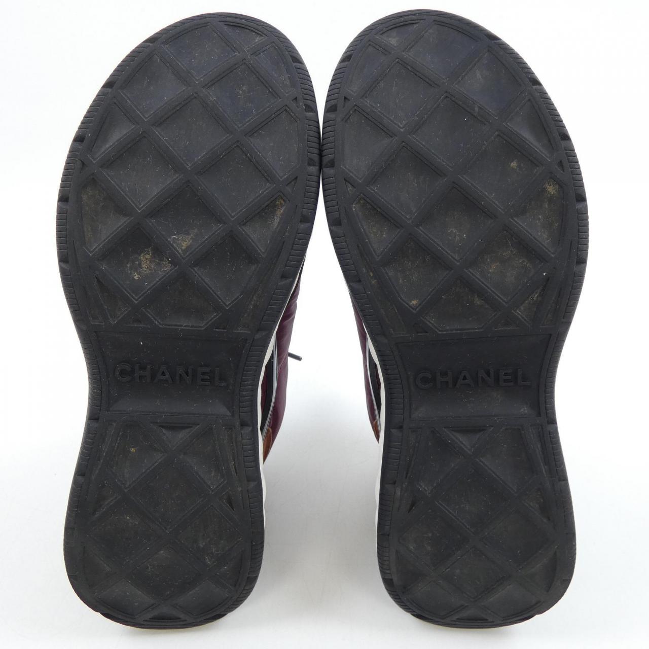 Chanel G38035Y55299 Nylon Suede Sneakers