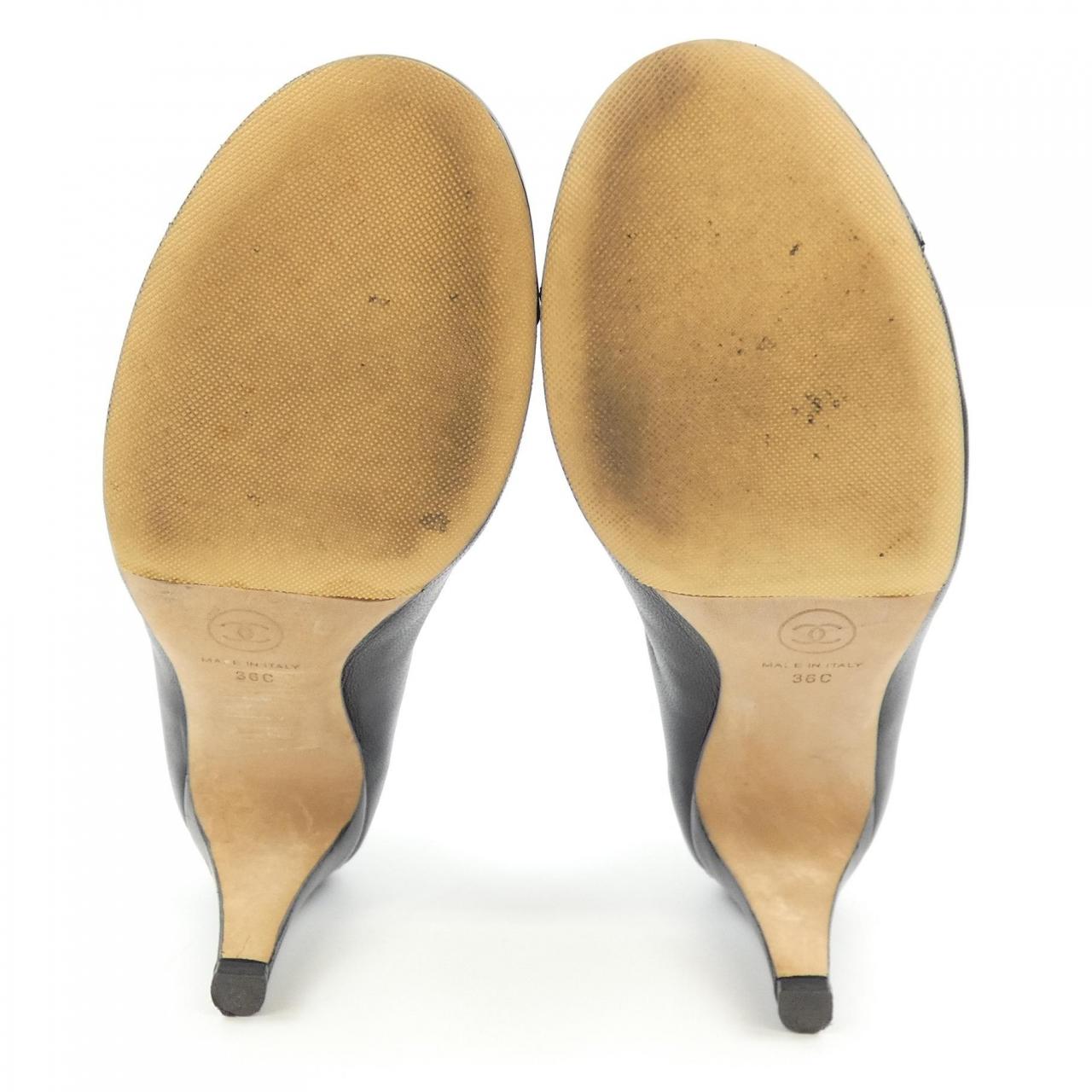 Chanel G30775Y15214 Lambskin Patent Calfskin Pumps