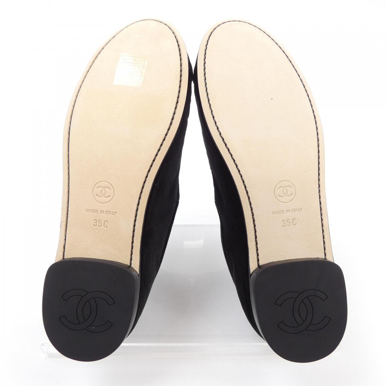 Chanel Velvet Shoes