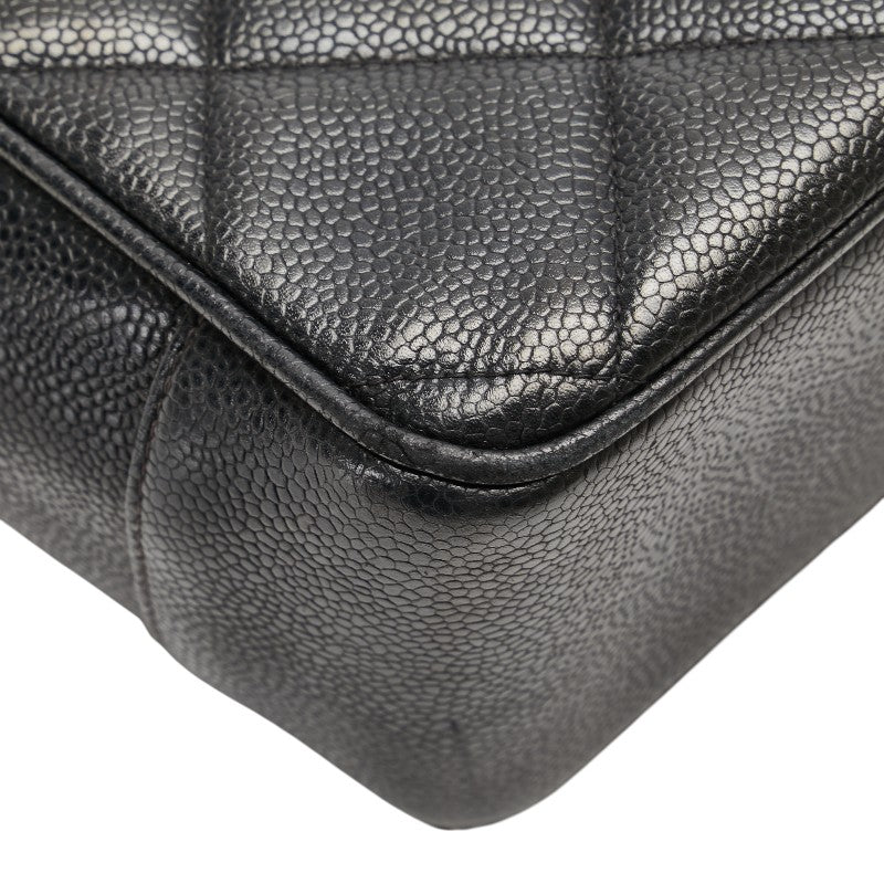 Chanel Coco Mark Matelasse Caviar Skin Shoulder Bag