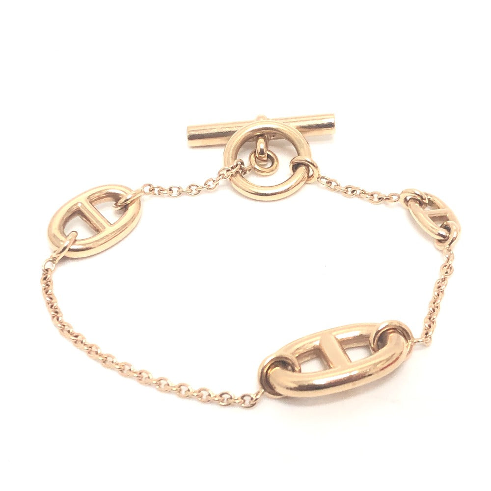 HERMES bracelet 18K Pink Gold gold Chene Dunkle Farandole Women d
