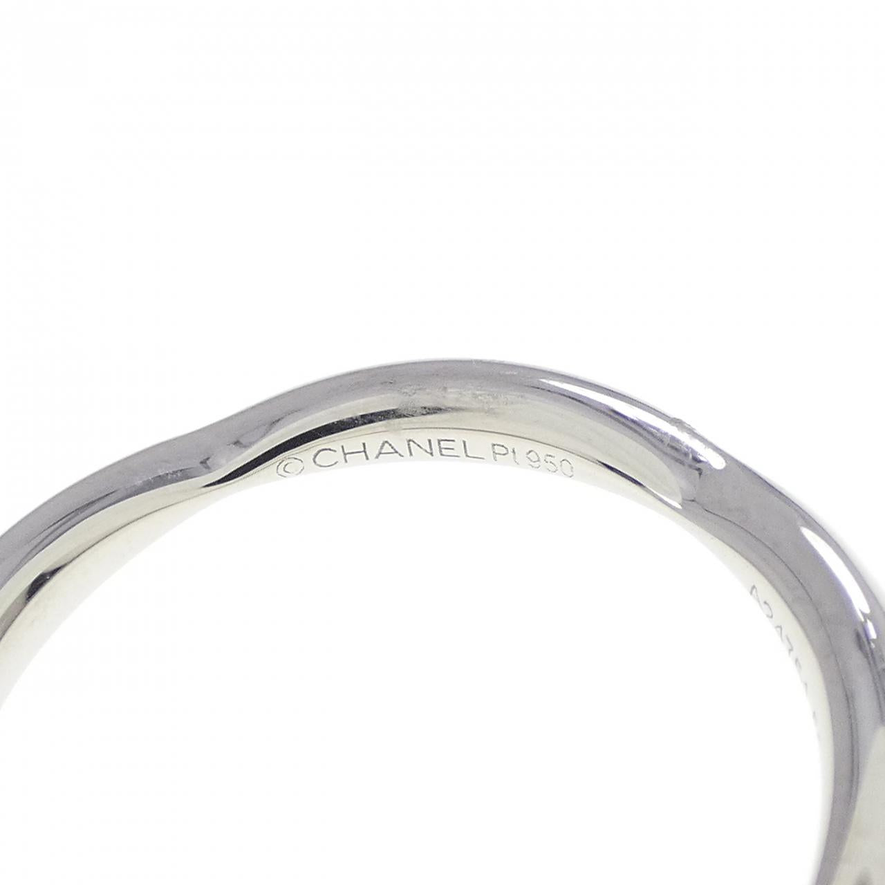 Chanel Camelia Pt950 Diamond Ring