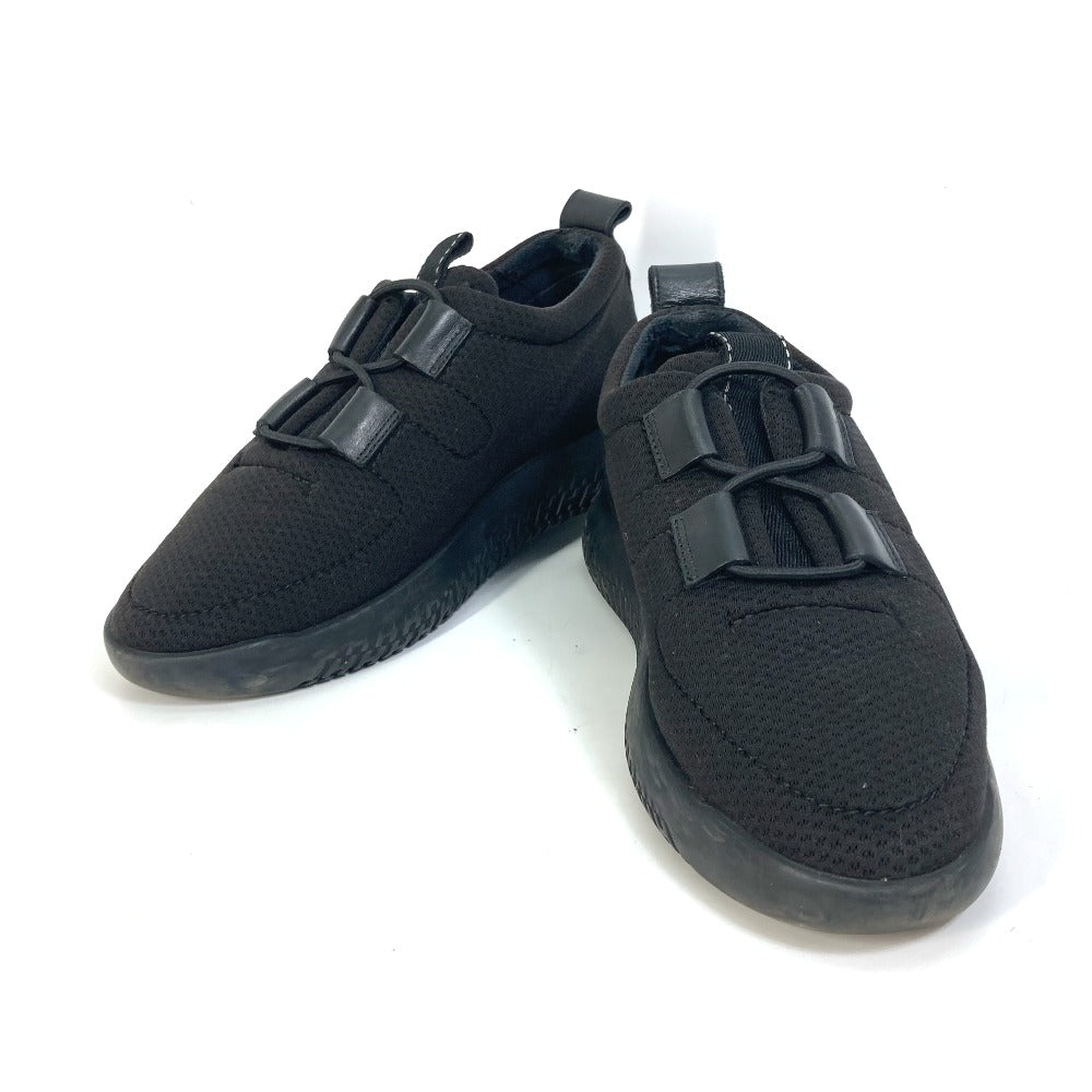 HERMES sneakers Mesh / leather black mesh Women 37 d