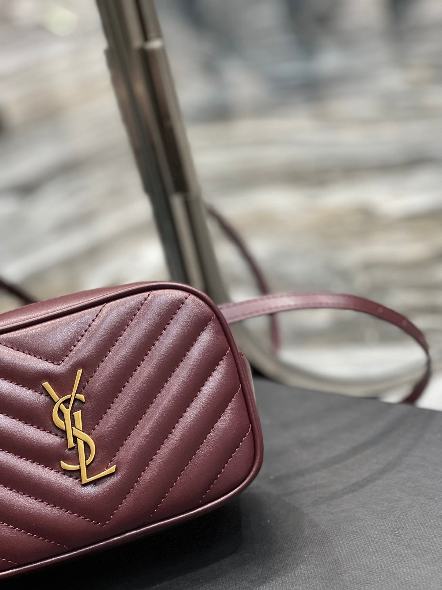 Top Quality Lou Belt Bag Red In Matelassé Gold Toned Hardware For Women 6.1in/15cm YSL 614031DV7072721