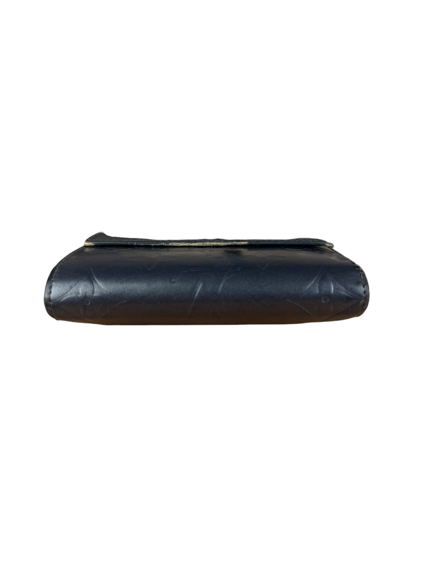 Louis Vuitton Dark Grey Matte Vernis Wallet