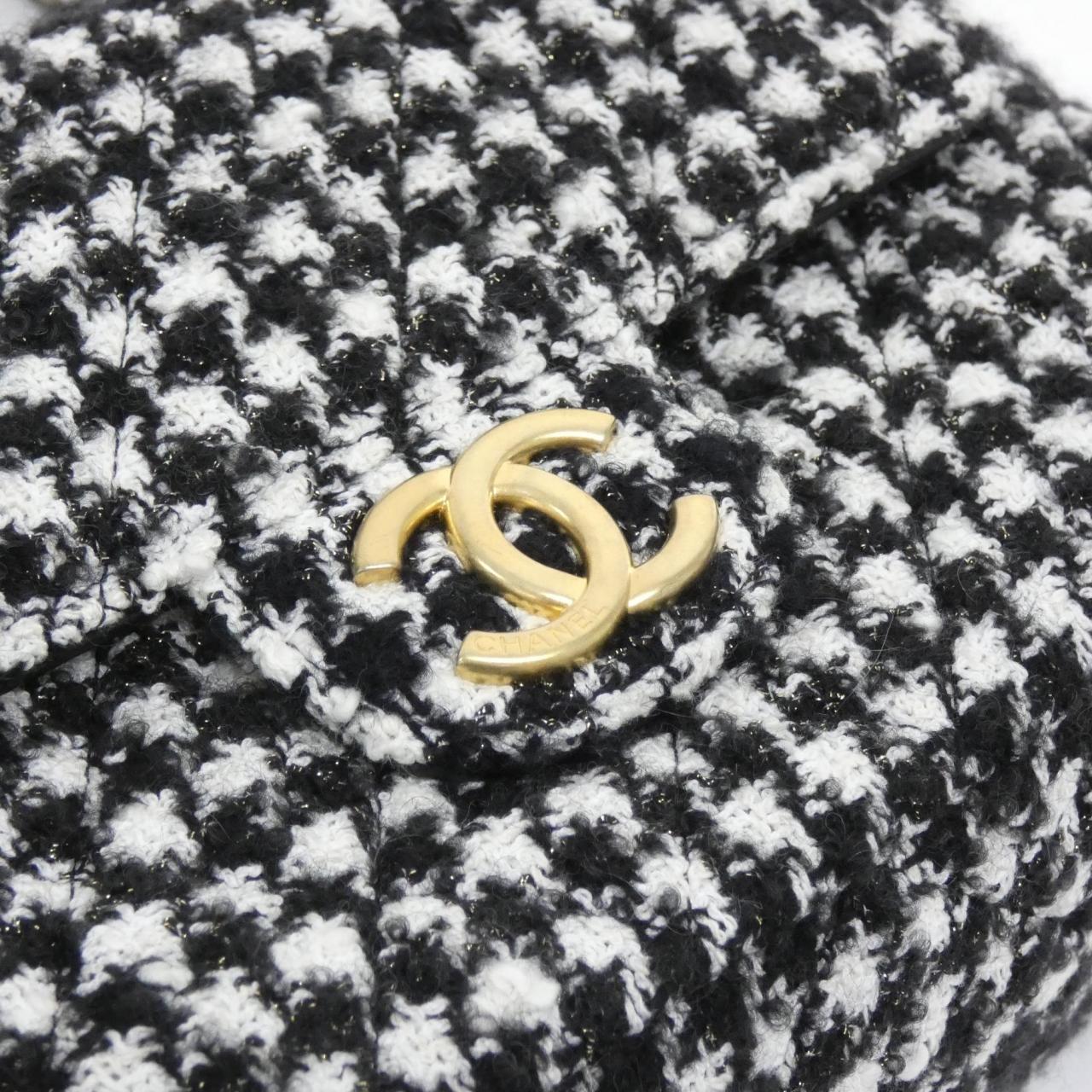 Chanel AS4322 Cotton Tweed Shoulder Bag
