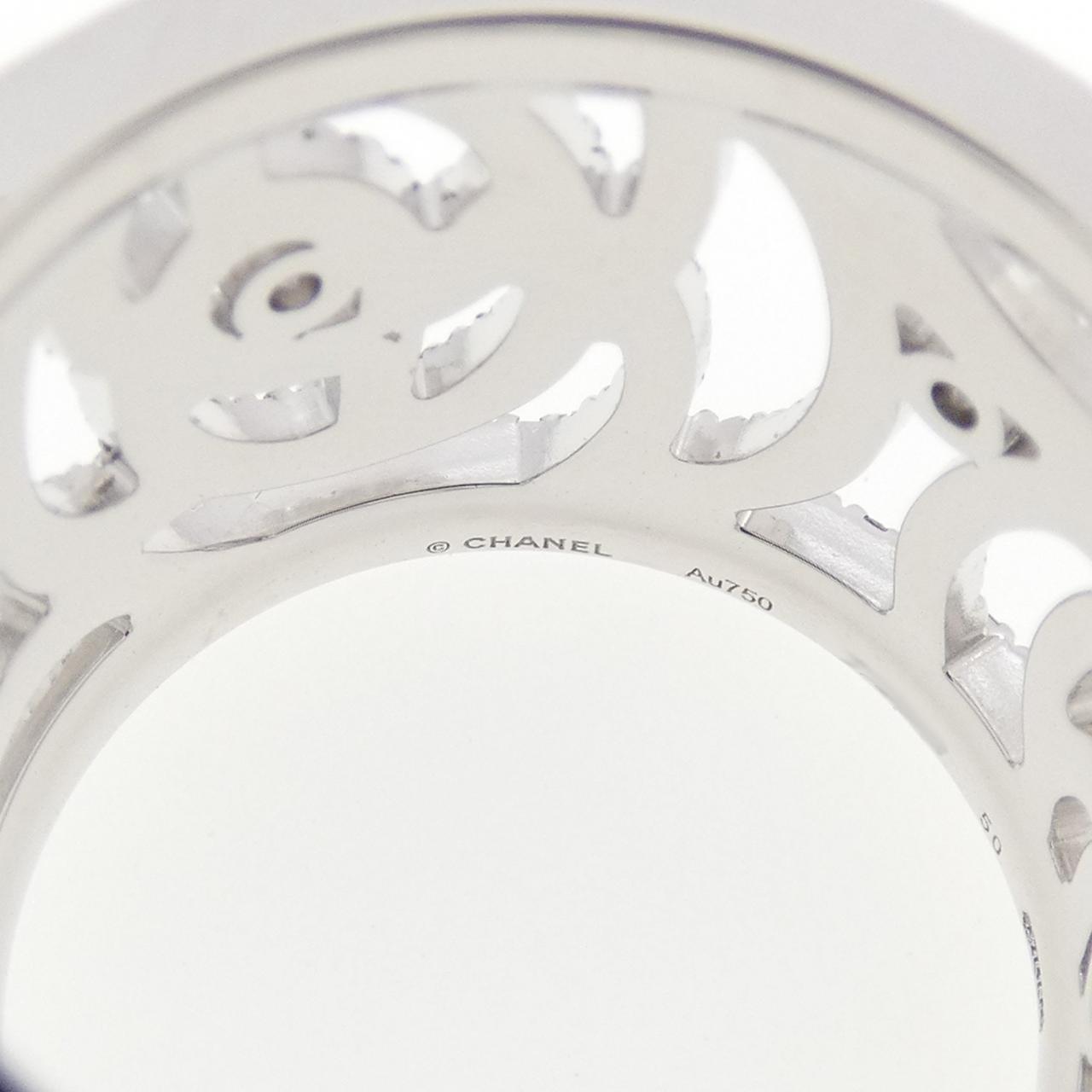 Chanel Camelia 750 White Gold Diamond Ring