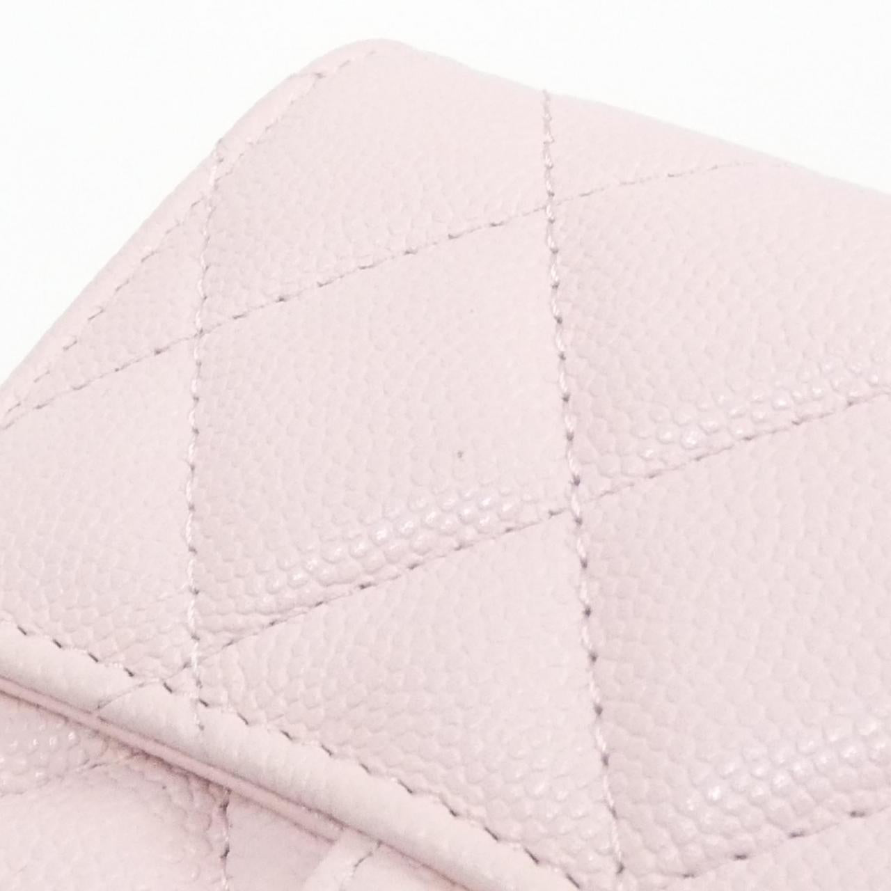 Chanel Timeless Classic Line Caviar Skin Chain Clutch