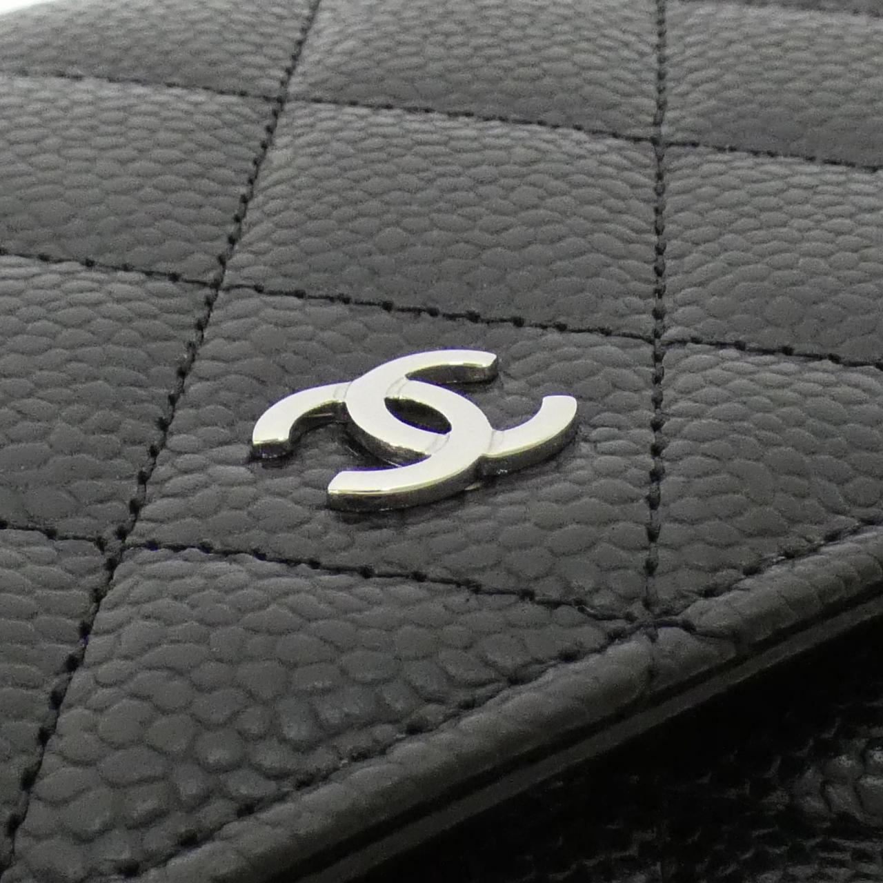 Chanel Timeless Classic Caviar Wallet on Chain