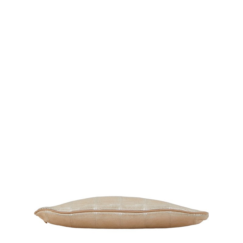 Chanel Loveel Line Coco Porterait Beige Canvas Leather CHANEL