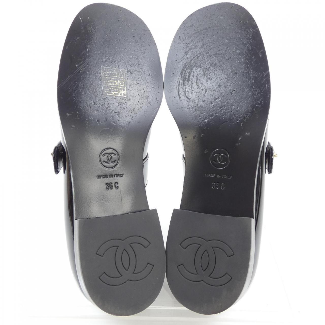 Chanel G45280B14453 Patent Calfskin Shoes