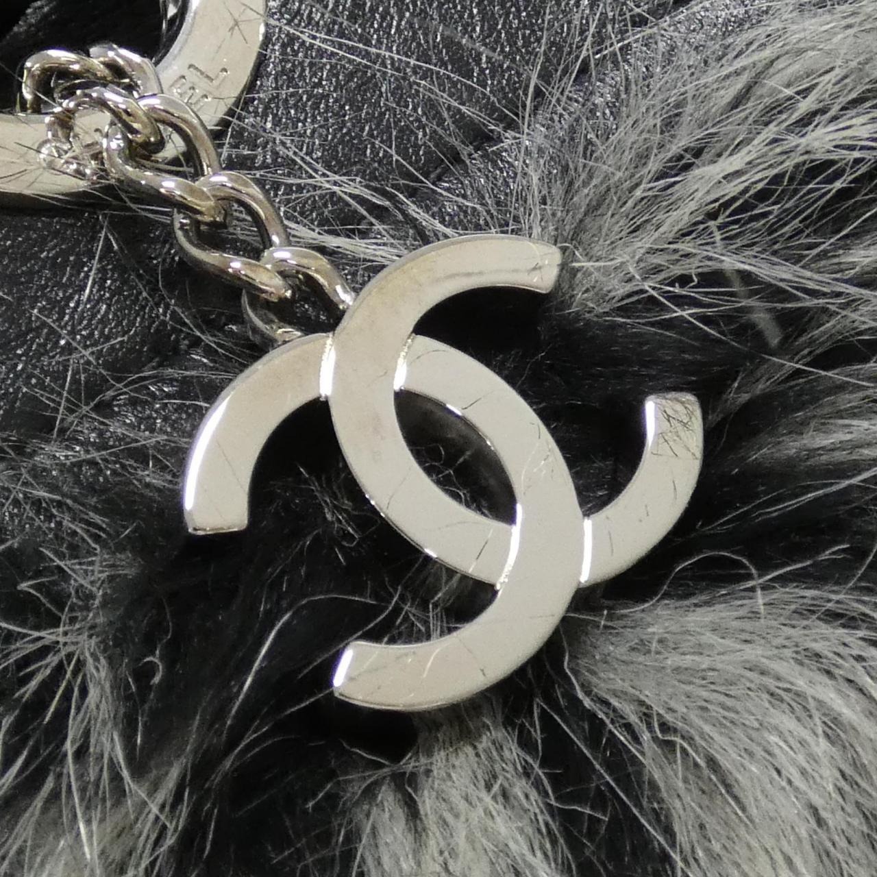 Chanel Paris Biarritz Line Faux Fur Bag