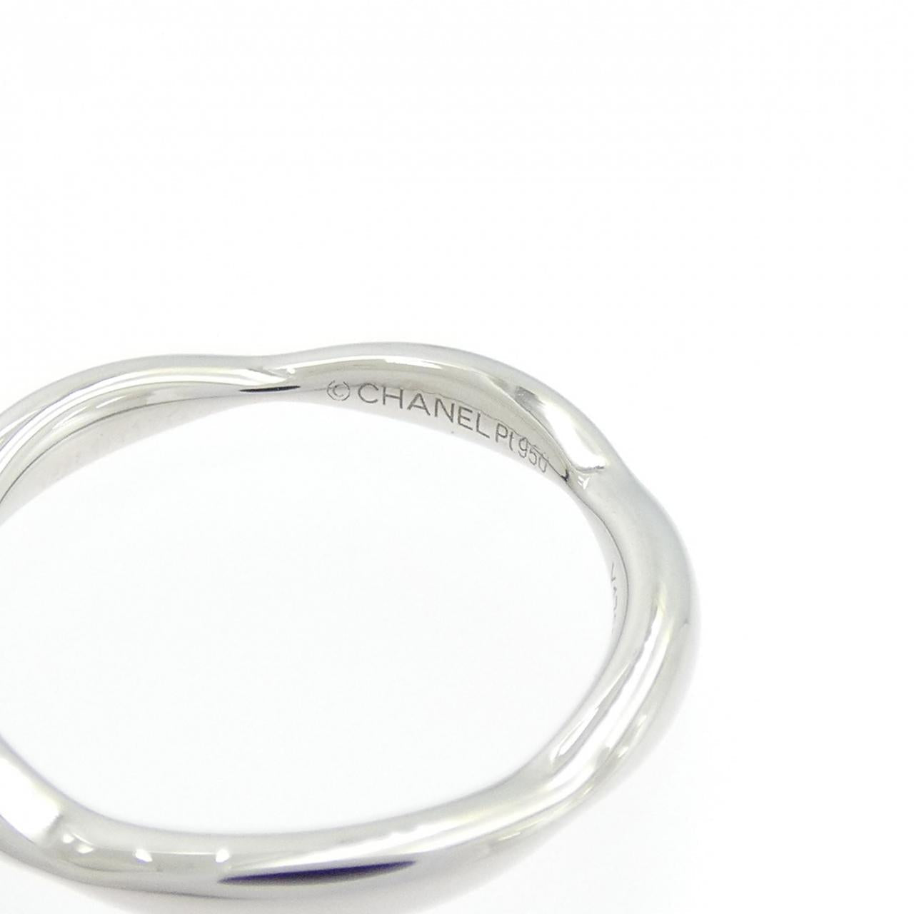 Chanel Camelia Pt950 Diamond Ring