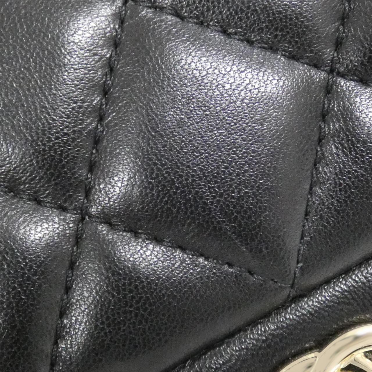 Chanel AS1436 Lambskin Faux Pearl Shoulder Bag