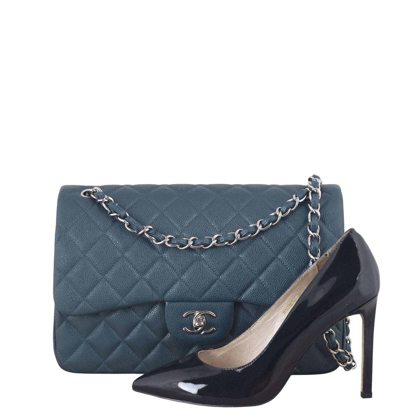 Chanel Classic Double Flap Jumbo Caviar